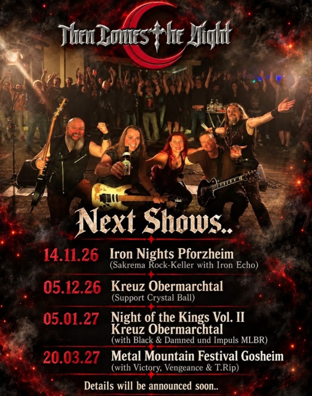 Kreuz Obermarchtal – Support für Crystal Ball – Flyer